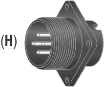 6 PIN PANEL RECEPTACLE LN-7 Part # S12021-31