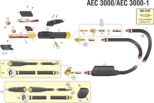 LEVER ASSEMBLY W/SCREWS Part # AEC-308