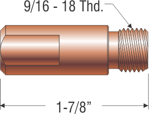 LINCOLN SUB-ARC TIPS 1/8"    Part # KP1962-1B1