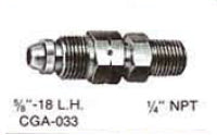CGA 033 NUT/NIP - 1/4MPT Part # WE-AW-428