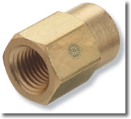 NPT COUPLER 1/4F X 1/2F    Part # WE-BF-8-4HP