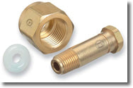 CGA 320 NIPPLE W/ WASHER Part # WE-CO-3