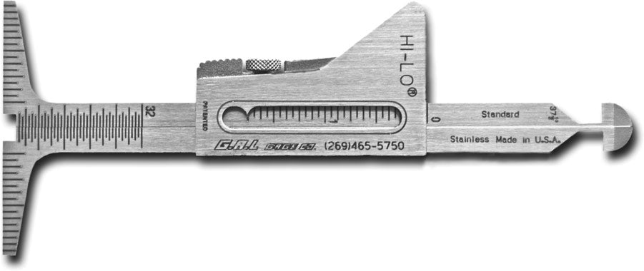 Hi-Lo Welding Gauge    Part # GAL-1