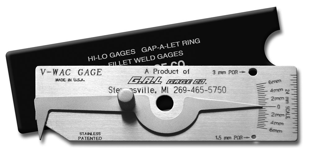 "V-Wac" Single Weld Gauge - Metric    Part # GAL-5M